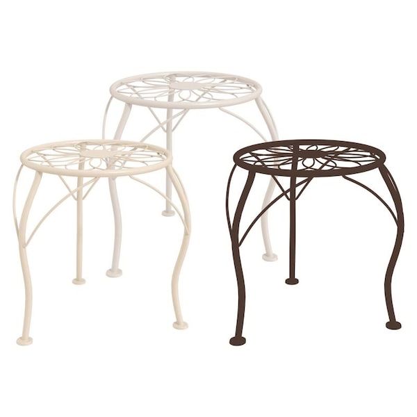 Classic Home & Garden Classic Home & Garden 13.3 in. H Multi-colored Cast Iron Plant Stand K90071-000 - main